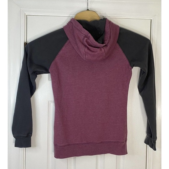 The North Face Women’s Full Zip Hooded Sweatshirt Pink Grey Small Flaw - Picture 6 of 7